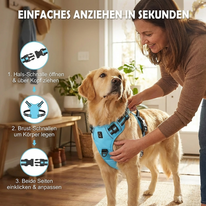 PfotenSanft Pro - Entlastungs- & Anti-Zieh-Geschirr